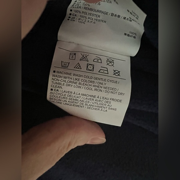 Women’s Old Navy dark blue‎ navy puffy puffer vest plus 1 1X - Picture 6 of 6